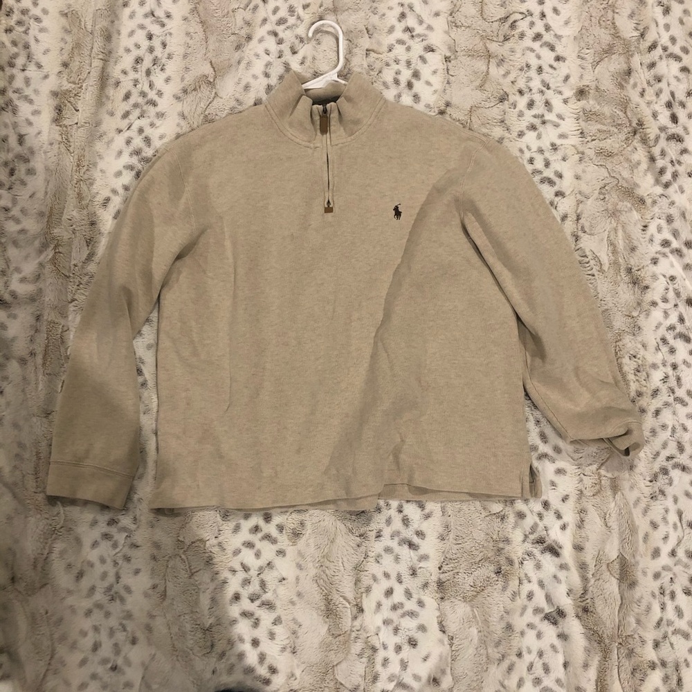 Men’s Polo 1/4 zip pullover